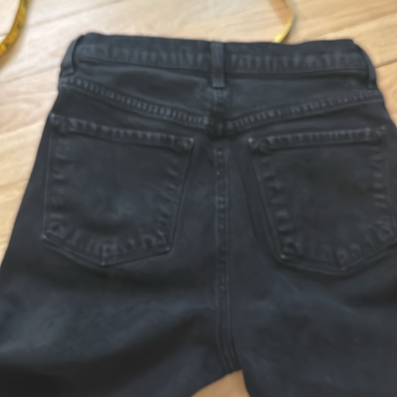 J BRAND Julia High Rise Flare Jeans in Black - Picture 8 of 9